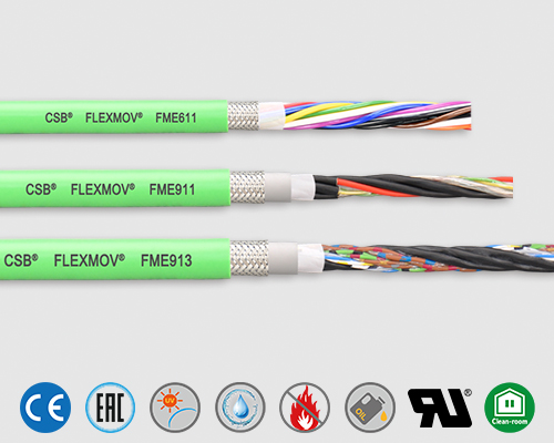 高柔性拖鏈測量電纜FME